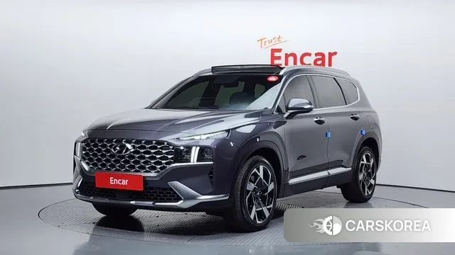 Hyundai The New Santa Fe 2021 Серый из Кореи