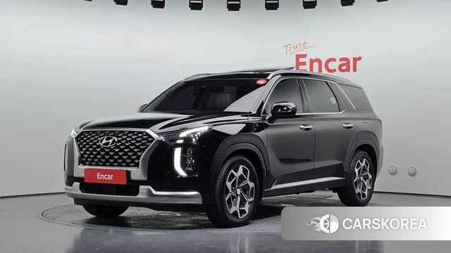 Hyundai Palisade 2022 Черный из Кореи