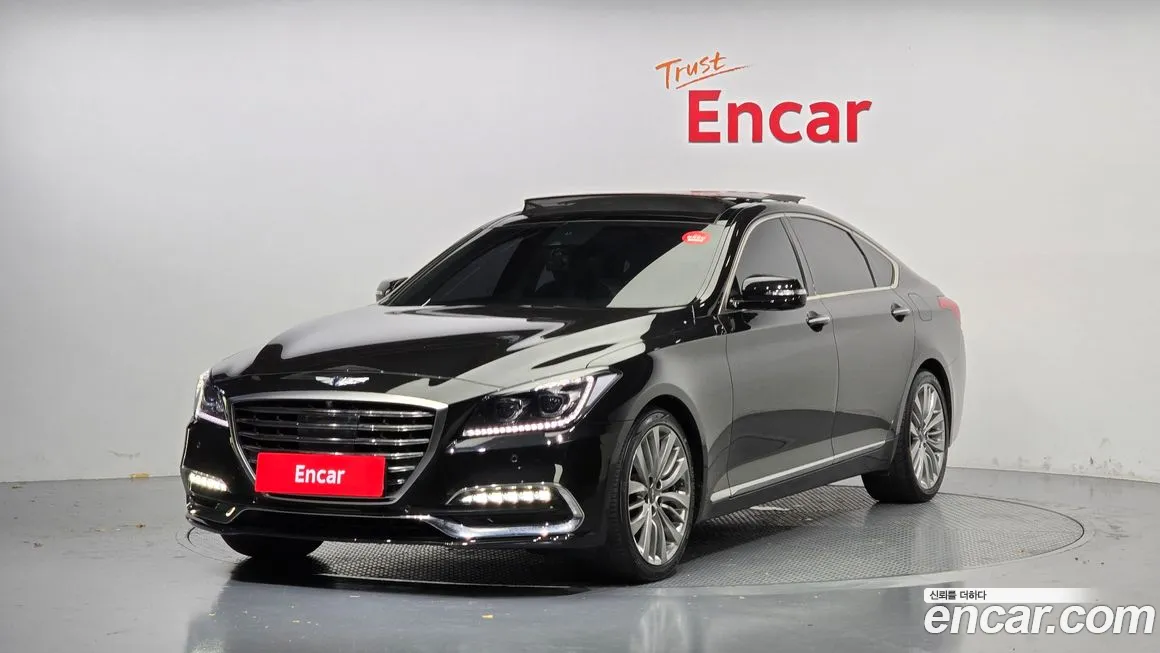 Genesis G80 2018 Черный из Кореи