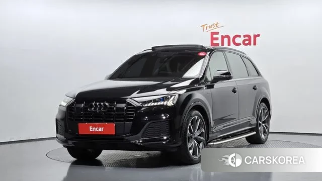 Audi Q7 (4M) 2023 Черный из Кореи