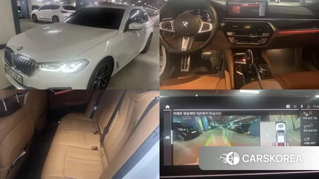 BMW 5 Series (G30) 2021 Белый из Кореи