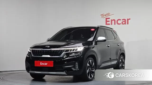 Kia Seltos 2020 Черный из Кореи