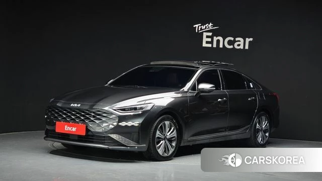 Kia K8 Hybrid 2021 Серый из Кореи