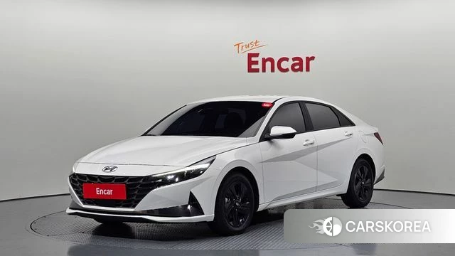 Hyundai The New Avante Hybrid (CN7) 2023 Белый из Кореи