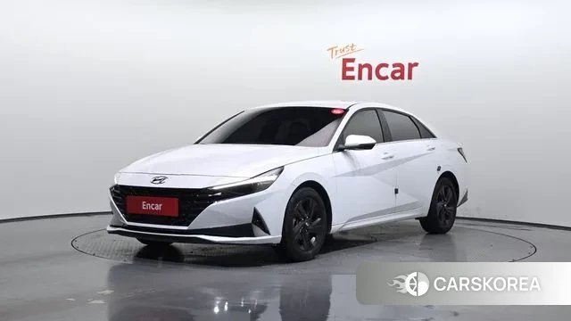 Hyundai Avante (CN7) 2022 Белый из Кореи