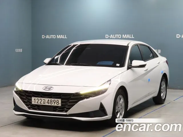 Hyundai Avante (CN7) 2020 Белый из Кореи
