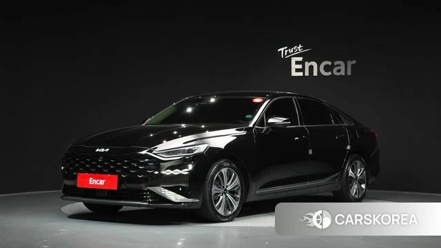 Kia K8 Hybrid 2021 Черный из Кореи