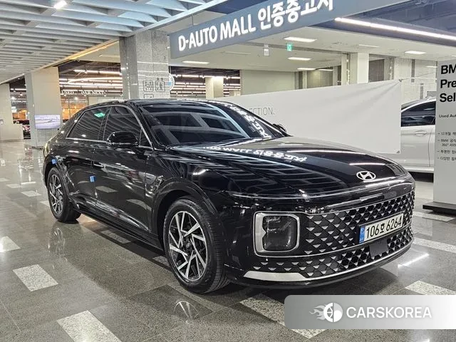 Hyundai Grandeur (GN7) 2022 Черный из Кореи