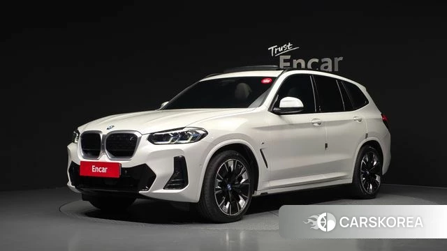 BMW iX3 2023 Белый из Кореи