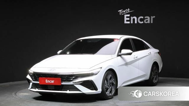 Hyundai The New Avante (CN7) 2025 Белый из Кореи