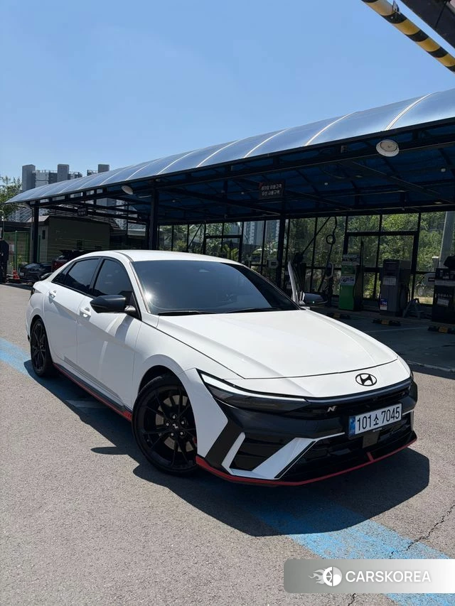 Hyundai The New Avante (CN7) 2025 Белый из Кореи