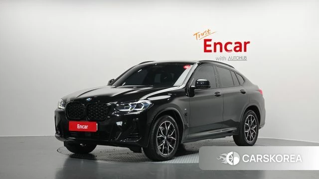 BMW X4 (G02) 2024 Черный из Кореи