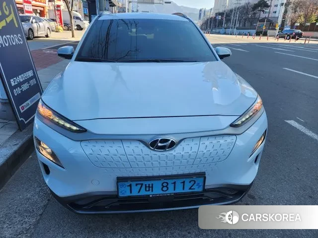 Hyundai Kona Electric 2019 Белый двухцветный из Кореи