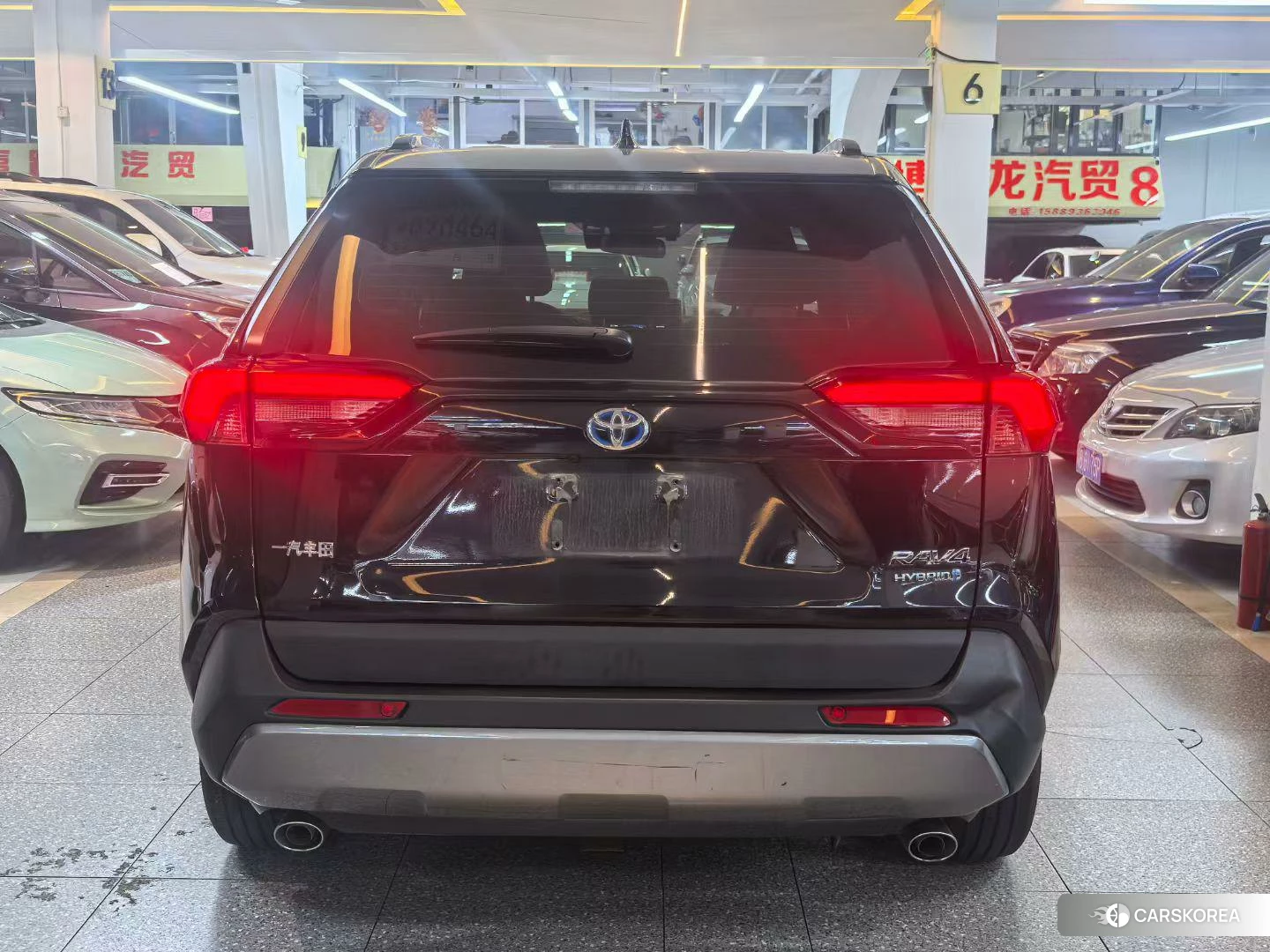 Toyota RAV4 2021 Черный из Китая