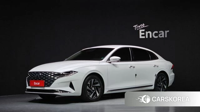 Hyundai The New Grandeur IG Hybrid 2021 Белый из Кореи