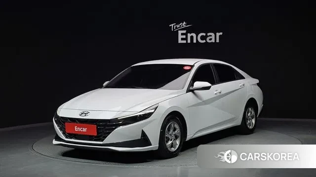 Hyundai Avante (CN7) 2021 Белый из Кореи