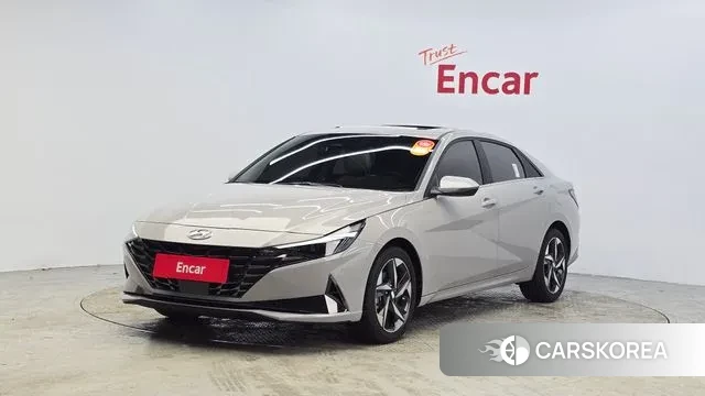 Hyundai Avante (CN7) 2022 Серебристо-серый из Кореи