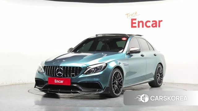 Mercedes-Benz C-Class W205 2018 Синий нефрит из Кореи