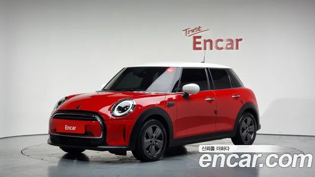 Mini Cooper 2022 Красный из Кореи
