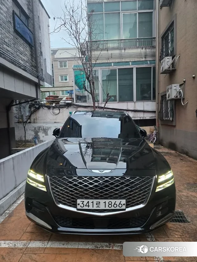 Genesis GV80 2020 Черный из Кореи