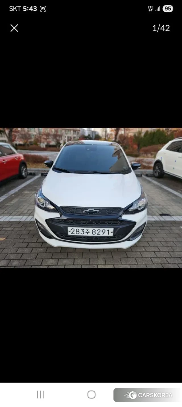 Chevrolet (GM Daewoo) The New Spark 2019 Белый из Кореи