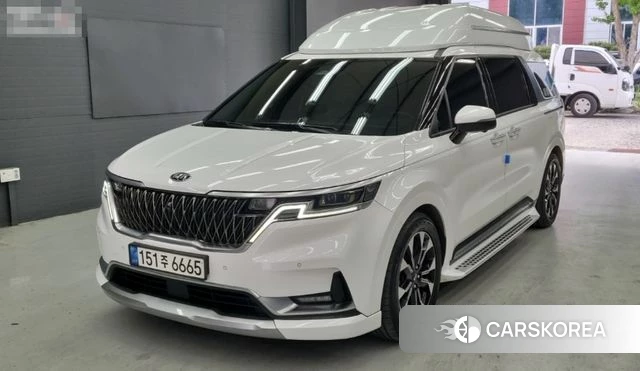 Kia Carnival 4th generation 2021 Жемчужный цвет из Кореи