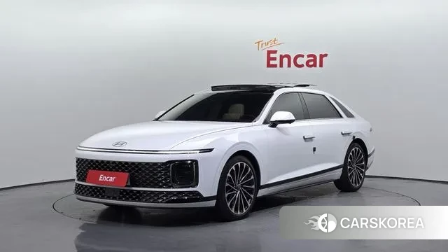 Hyundai Grandeur Hybrid (GN7) 2024 Белый из Кореи