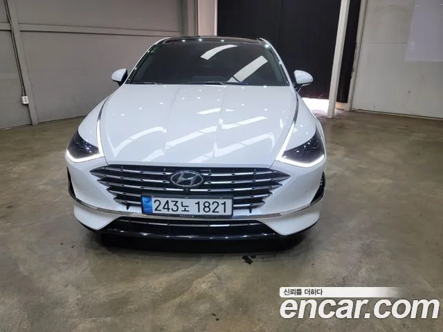 Hyundai Sonata Hybrid (DN8) 2021 Белый из Кореи