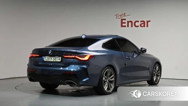 BMW 4 Series (G22) 2021 Синий из Кореи