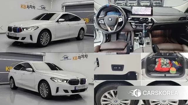 BMW 6 Series GT (G32) 2022 Белый из Кореи