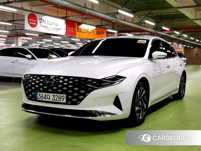 Hyundai The New Grandeur IG Hybrid 2021 Белый из Кореи