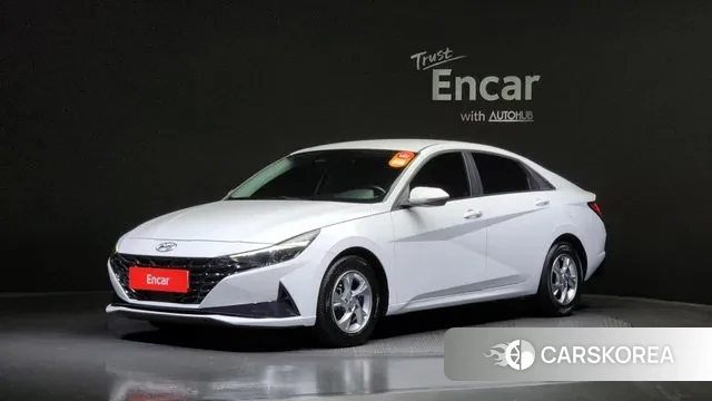 Hyundai Avante (CN7) 2021 Белый из Кореи