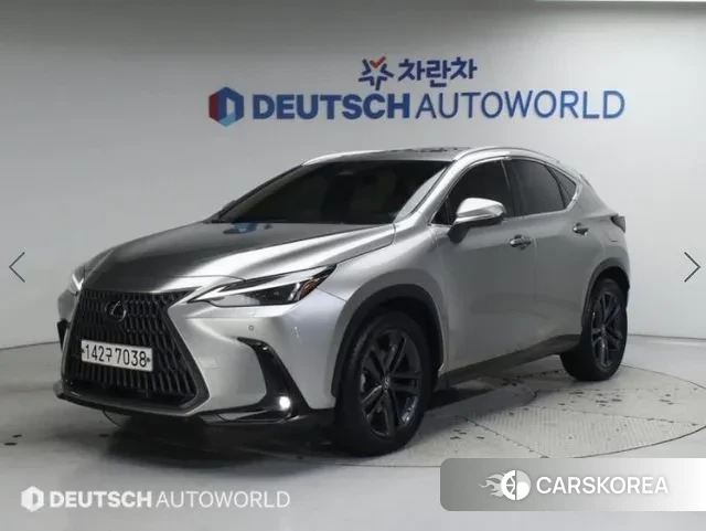Lexus NX350h Second generation 2023 Серебристо-серый из Кореи