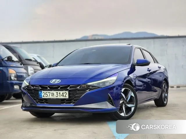 Hyundai Avante (CN7) 2020 Синий из Кореи