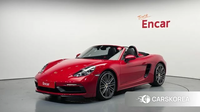 Porsche 718 Boxster 2024 Красный из Кореи