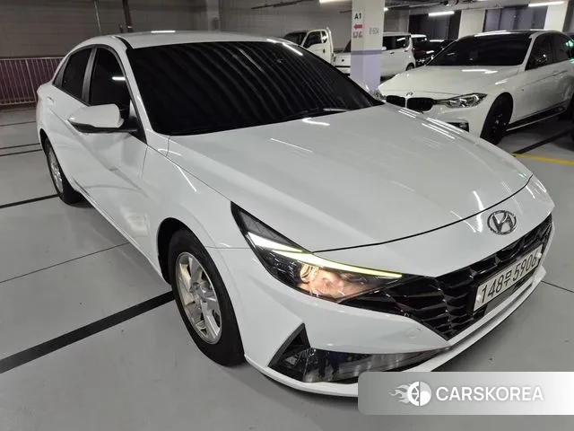 Hyundai Avante (CN7) 2020 Белый из Кореи