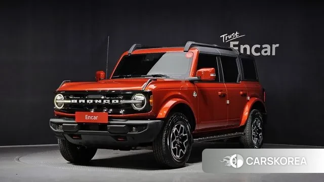 Ford Bronco 6th Generation 2022 Красный из Кореи