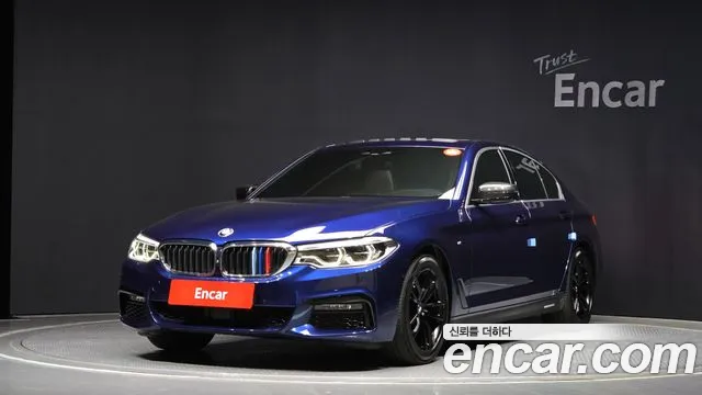 BMW 5 Series (G30) 2020 Синий из Кореи