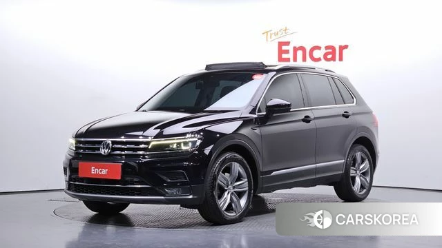 Volkswagen Tiguan second Generation 2018 Черный из Кореи