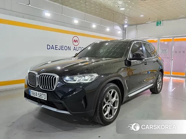 BMW X3 (G01) 2022 Черный из Кореи