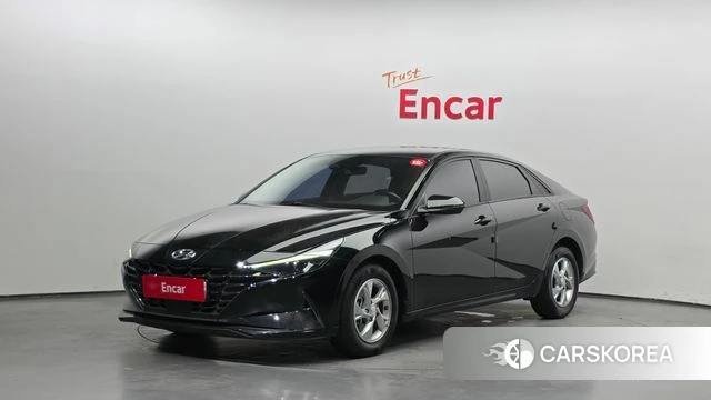 Hyundai Avante (CN7) 2021 Черный из Кореи