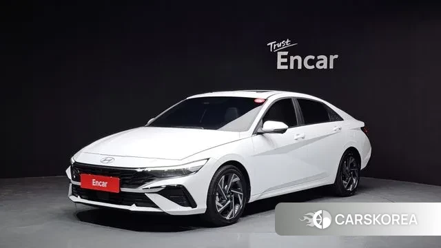 Hyundai The New Avante Hybrid (CN7) 2023 Белый из Кореи