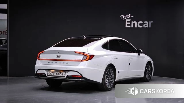 Hyundai Sonata (DN8) 2019 Белый из Кореи