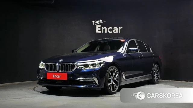 BMW 5 Series (G30) 2020 Синий из Кореи