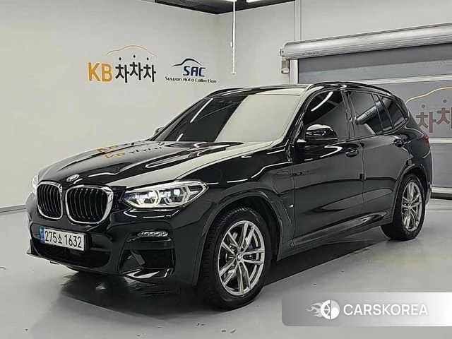 BMW X3 (G01) 2021 Черный из Кореи