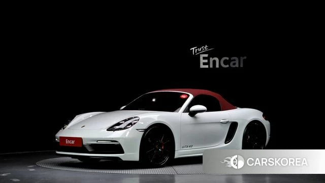 Porsche 718 Boxster 2021 Белый из Кореи