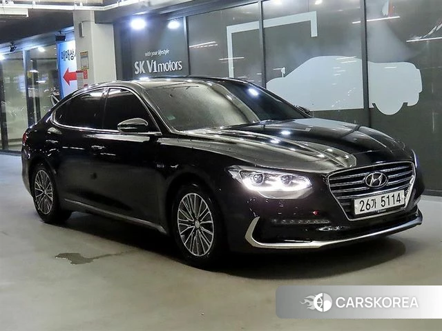 Hyundai Grandeur IG Hybrid 2018 Черный из Кореи