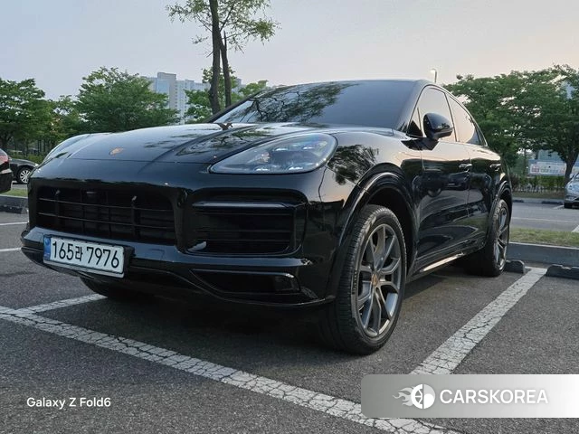 Porsche Cayenne (PO536) 2021 Черный из Кореи