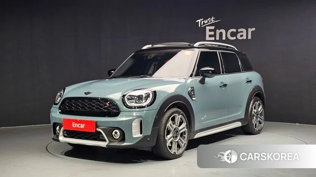 Mini Cooper SD Countryman 2022 Небесно-голубой из Кореи