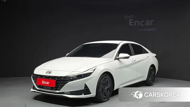 Hyundai Avante (CN7) 2022 Белый из Кореи